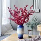 cành đào đông đỏ giả